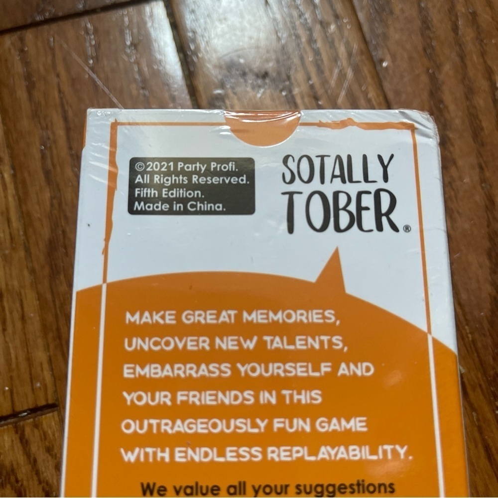 Sotally Tober Drinking Games for Adults - Outrageously Fun Adult Party Card Game - Picture 5 of 6